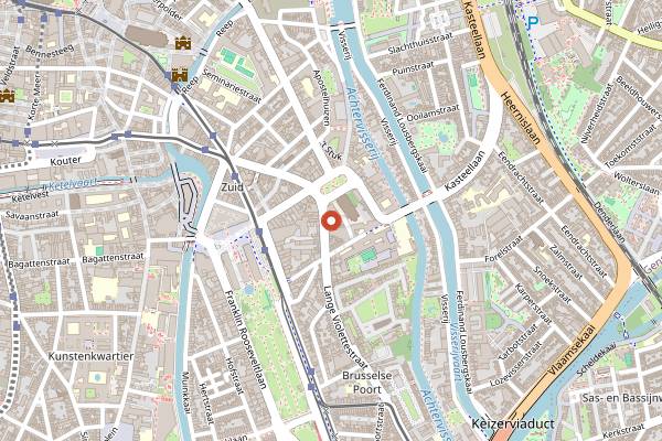 Map showing The Bakeshop in Ghent in Ghent