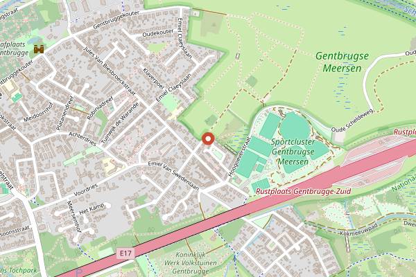 Map showing Sourdough Baking Class at The Bakery by Joost Arijs in Ghent