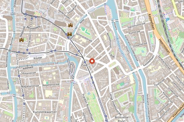Map showing Lokaal in Ghent