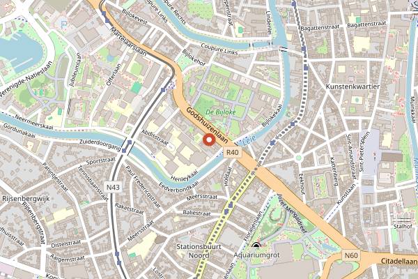 Map showing Soul Kitchen in Ghent