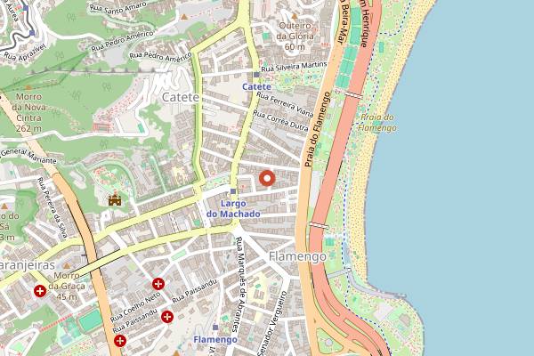 Map showing Artigrano in Rio de Janeiro