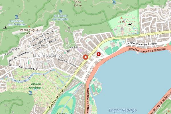 Map showing Janelinha Bel Trufas in Rio de Janeiro