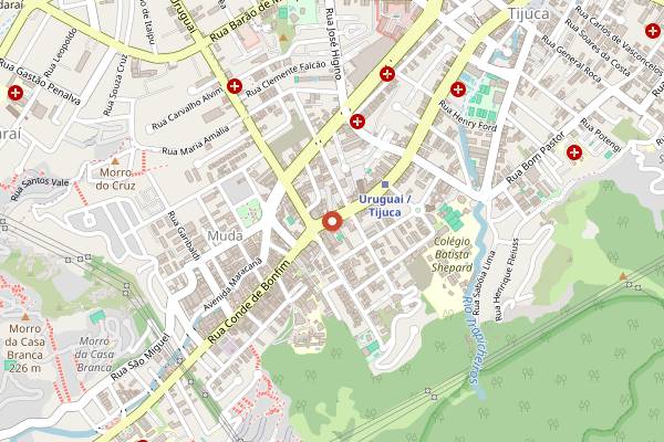 Map showing Meziat Boulangerie in Rio de Janeiro