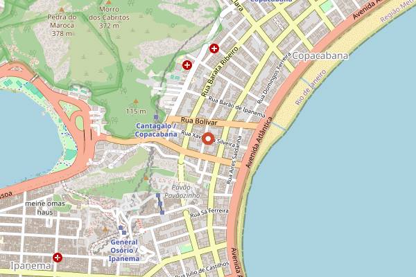 Map showing Sova Fermentação Natural in Rio de Janeiro