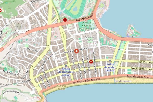 Map showing Bracarense in Rio de Janeiro