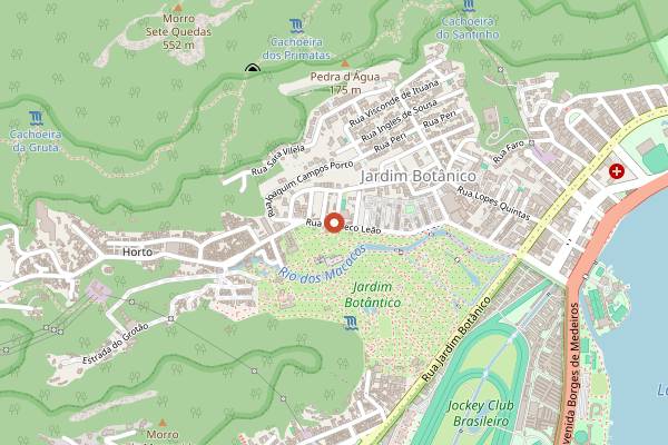 Map showing Eleninha in Rio de Janeiro