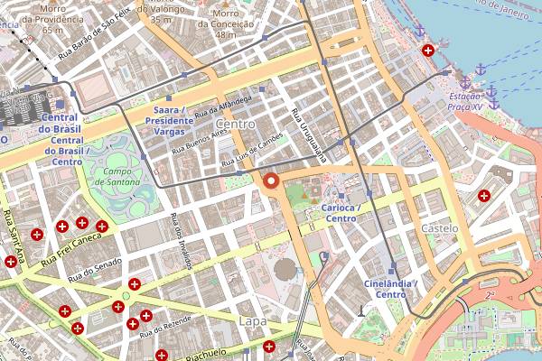Map showing Piedade Cervejaria in Rio de Janeiro