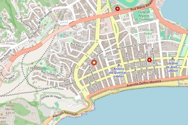 Map showing Baduk in Rio de Janeiro