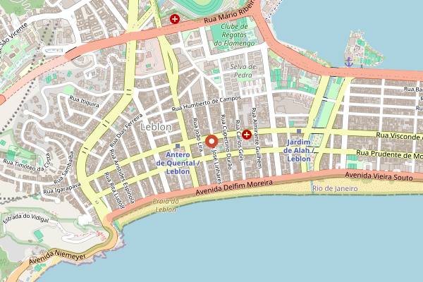 Map showing Bibi Sucos in Rio de Janeiro