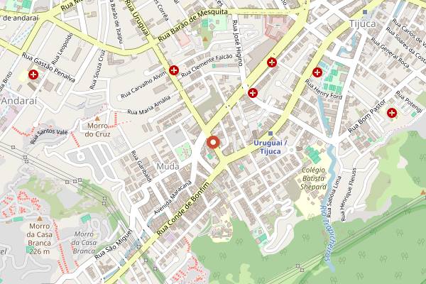 Map showing Cedro Coffee Office in Rio de Janeiro
