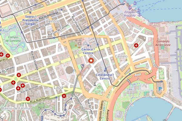 Map showing Trivo in Rio de Janeiro