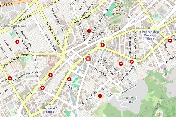 Map showing Bar Varnhagen in Rio de Janeiro