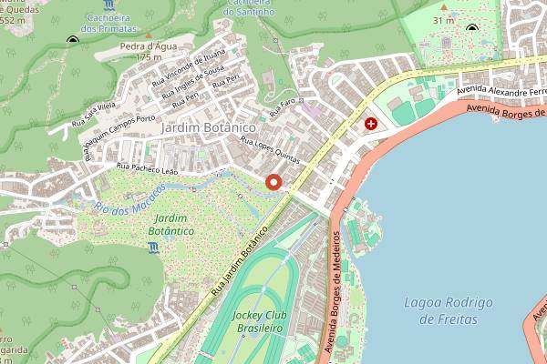 Map showing Ella Pizzaria in Rio de Janeiro