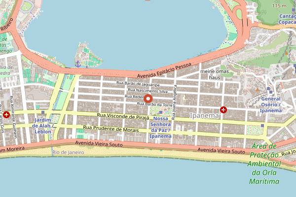 Map showing Maria e o Boi in Rio de Janeiro