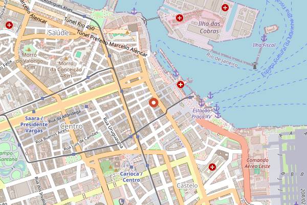 Map showing Coffee Five in Rio de Janeiro