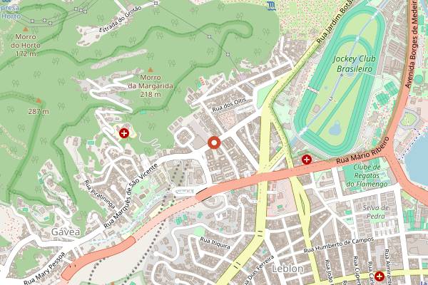 Map showing Cecí Glúten Free in Rio de Janeiro