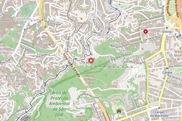 Map showing Aprazível in Rio de Janeiro