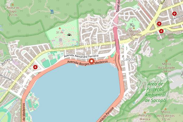 Map showing Mr. Lam in Rio de Janeiro