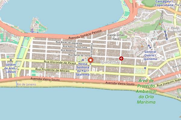 Map showing Oseille in Rio de Janeiro