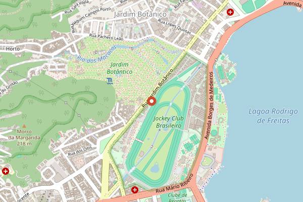 Map showing Rubaiyat Rio in Rio de Janeiro