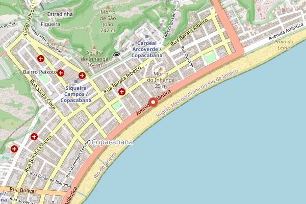Map showing Secret Food Tours Rio de Janeiro in Rio de Janeiro