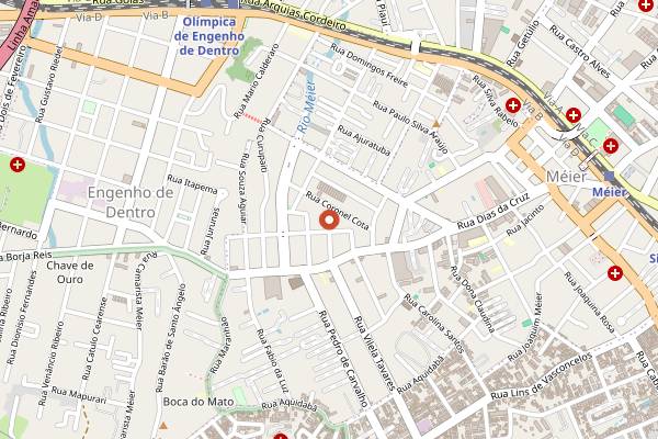 Map showing Bar do Mozoca in Rio de Janeiro