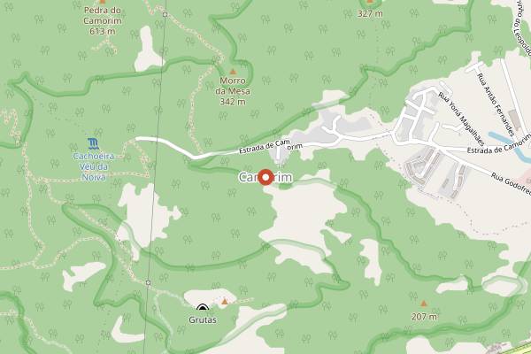 Map showing Bar do Thomaz in Rio de Janeiro
