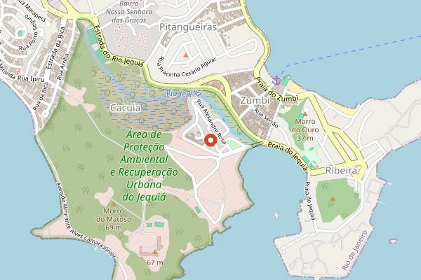 Map showing Biroska do Camarão in Rio de Janeiro