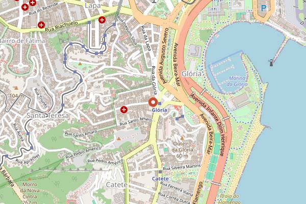 Map showing Fatchia in Rio de Janeiro