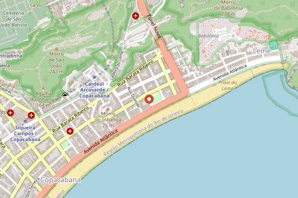 Map showing Amir in Rio de Janeiro