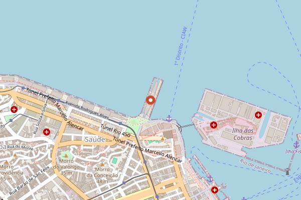 Map showing Casa do Saulo in Rio de Janeiro