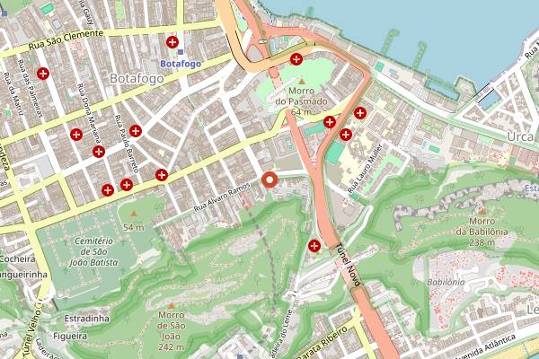 Map showing Miam Miam in Rio de Janeiro