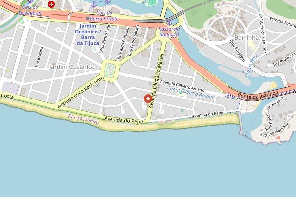 Map showing Org Bistrô in Rio de Janeiro
