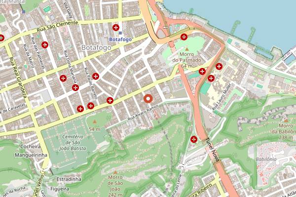 Map showing Sult in Rio de Janeiro