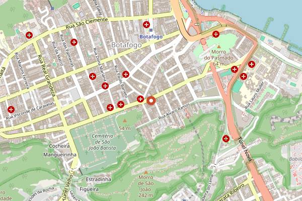 Map showing Belisco Bar de Vinhos in Rio de Janeiro