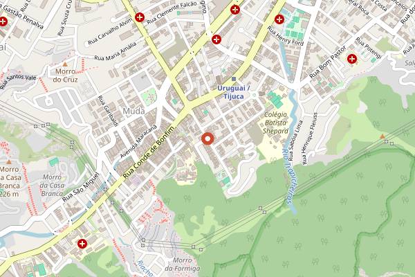 Map showing Patas e Rolhas in Rio de Janeiro