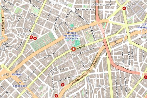 Map showing Eagle São Paulo in São Paulo