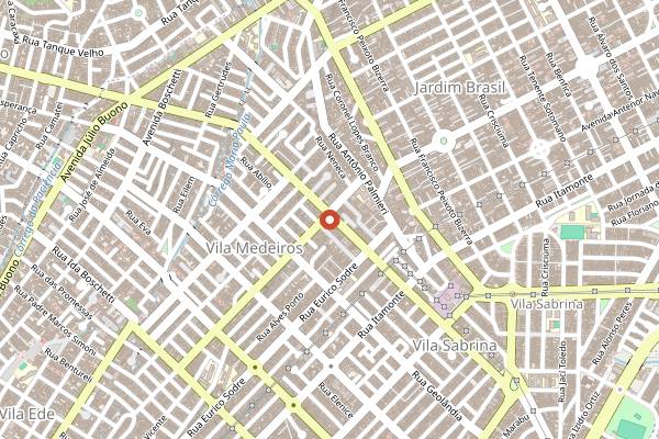 Map showing Mocoto in São Paulo