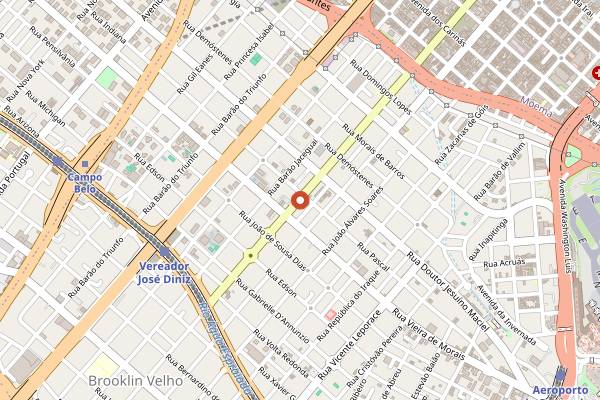 Map showing Miles Wine & Jazz Bar in São Paulo