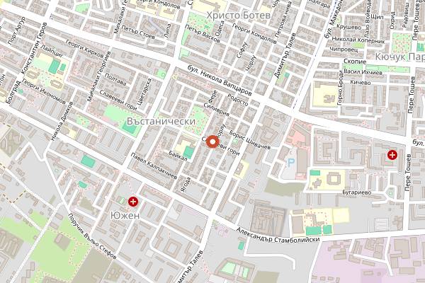 Map showing Dealicious Coffee Roastery in Plovdiv