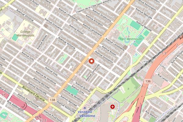 Map showing Park in Montreal