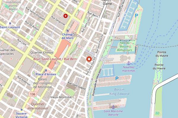 Map showing Terrasse William Gray in Montreal