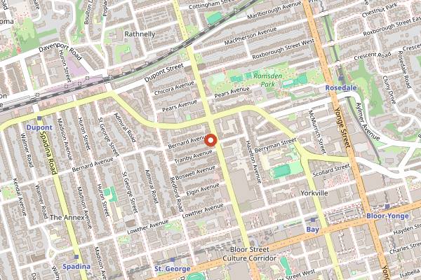 Map showing Sotto Sotto in Toronto