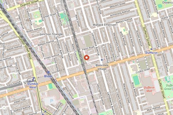 Map showing Propeller Coffee Co in Toronto
