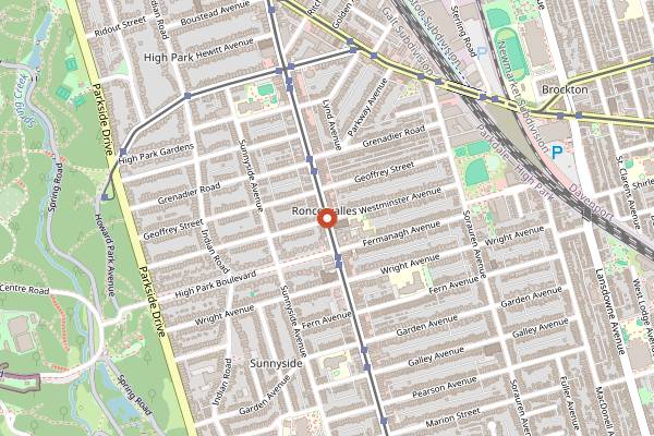 Map of Roncesvalles Polish Festival