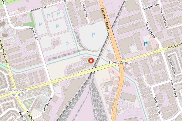 Map showing Summerlicious in Toronto