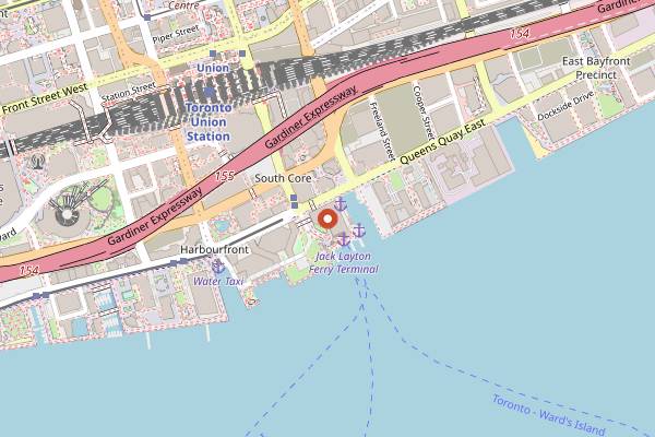 Map showing Don Alfonso 1890 in Toronto