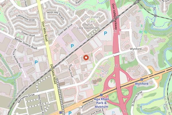 Map showing Kaiseki Yu-zen Hashimoto in Toronto
