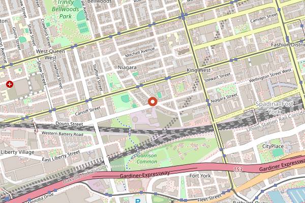 Map showing Edulis in Toronto