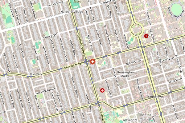 Map showing Quetzal in Toronto